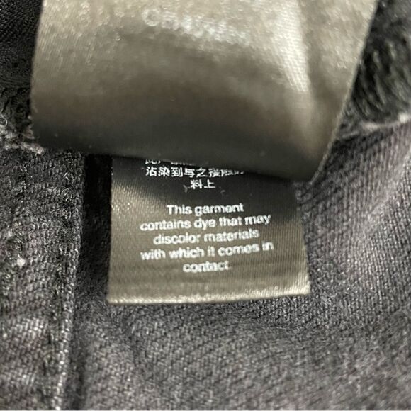 Free People We The Free Maggie Jean Shorts Montero Black Destroyed Wash Size 27 - Picture 13 of 14